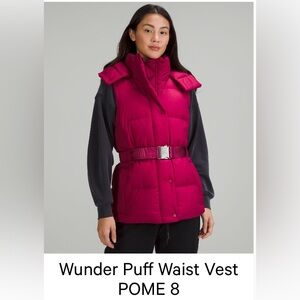 NWT Lululemon Wunder Puff Waist Vest